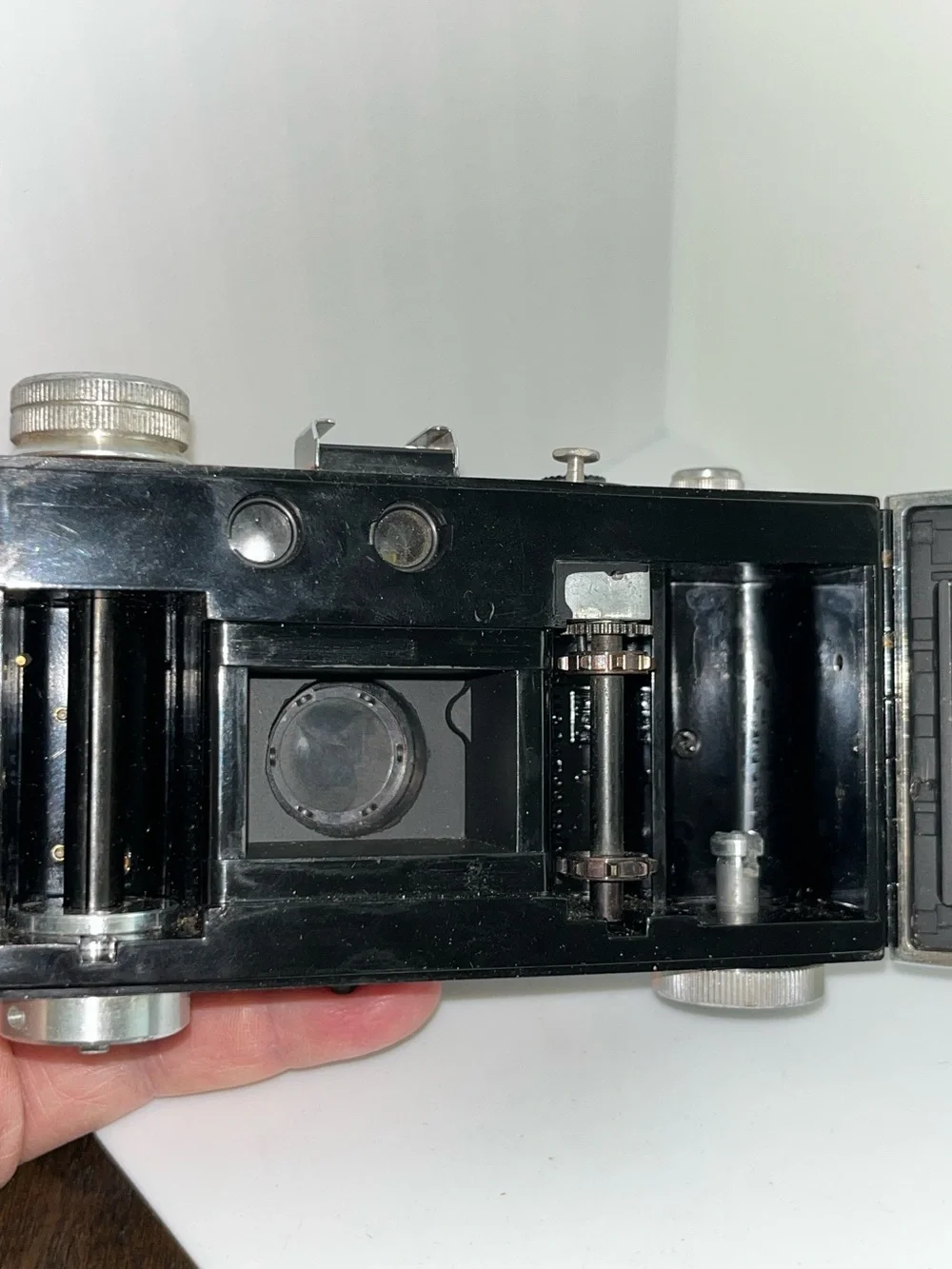 Argus Vintage Rangefinder Film Camera, Black: W/ Leather Case Included: Untested